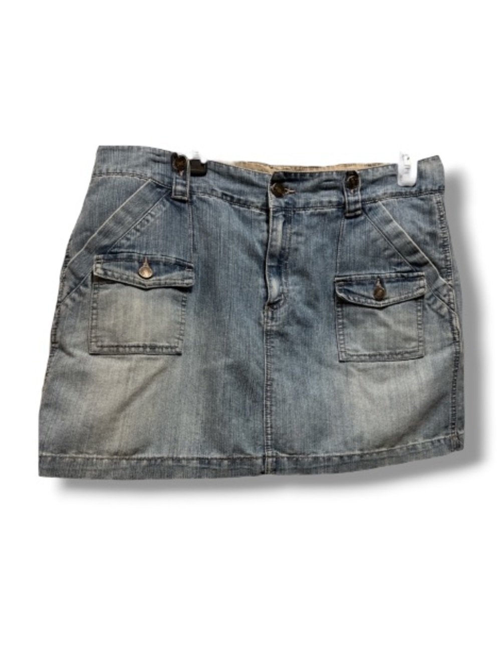 Route 66 Original Vintage Women’s Blue Denim Mini Jean Skort - Skirt with Shorts
